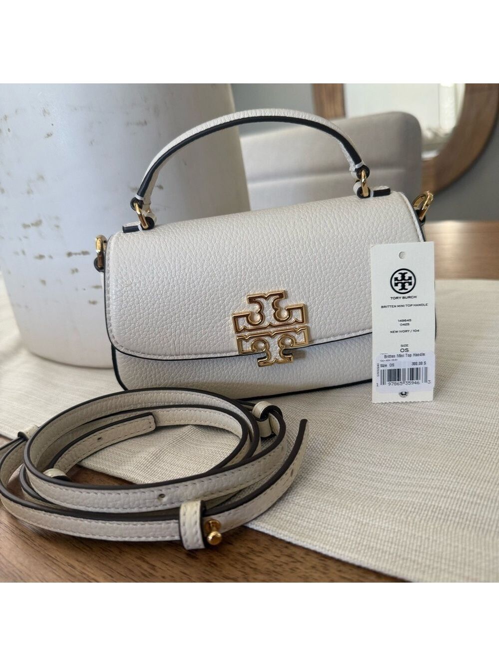 New Tory Burch Britten top handle crossbody price for each ❤️ - Picture 12 of 17